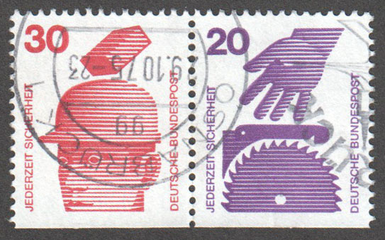 Germany Scott 1078+6bs Used Pair - Click Image to Close